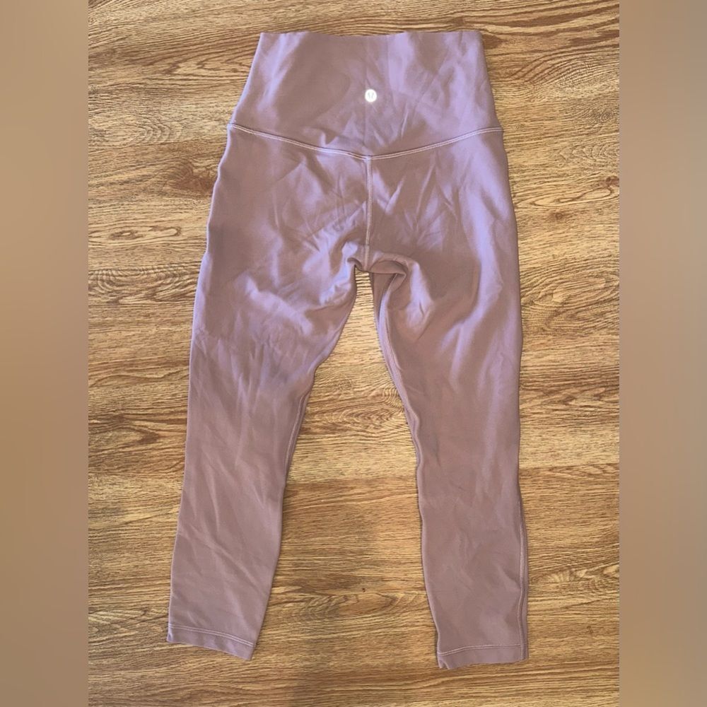 Lululemon Align High-Rise Crop Leggings Twilight Rose Size 6 - Picture 4 of 7